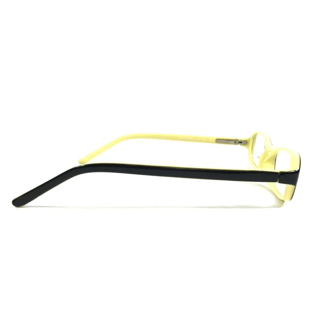 Modern Petite Eyeglasses Frames WOW BLACK/LIME Oval Black Neon Green 51-16-140